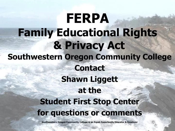 ferpa family educational rights privacy act