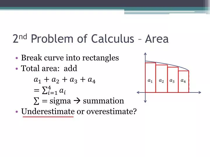 2 nd problem of calculus area