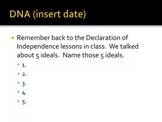 DNA (insert date)