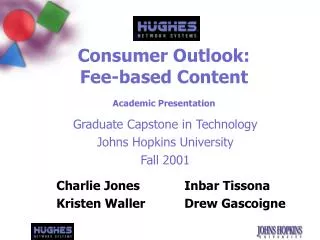 Consumer Outlook: Fee-based Content Academic Presentation