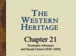 Economic Advancements and Social Unrest in Industrial Europe (1830–1850) - slide 1