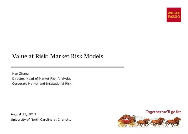 value at risk market risk models