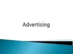 Advertising - slide 1