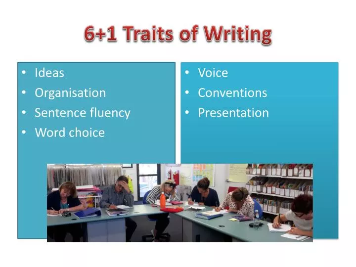 6 1 traits of writing