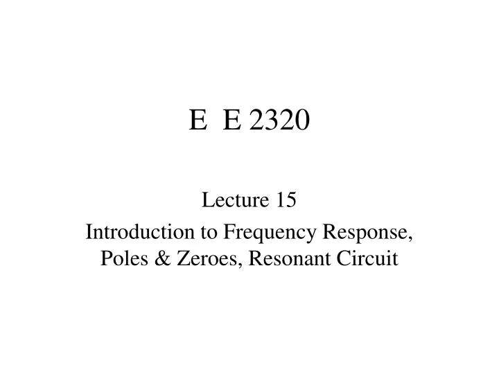 e e 2320