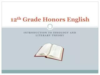 12 th Grade Honors English