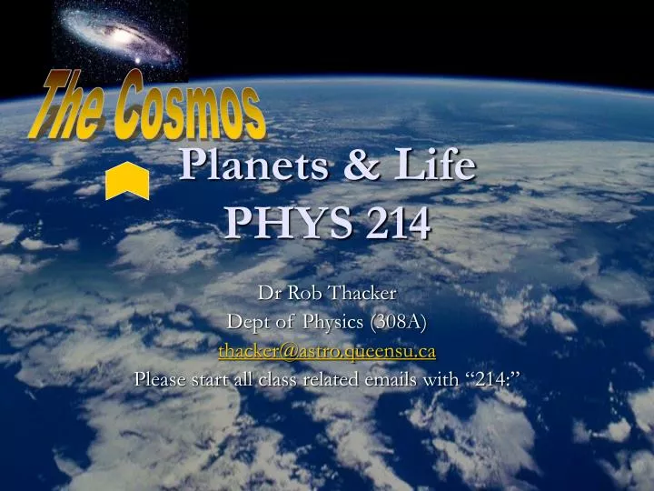 planets life phys 214