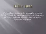 Daily Quiz - slide 1