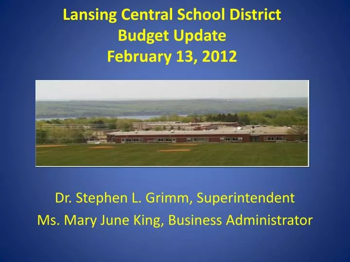 lansing central school district budget update february 13 2012