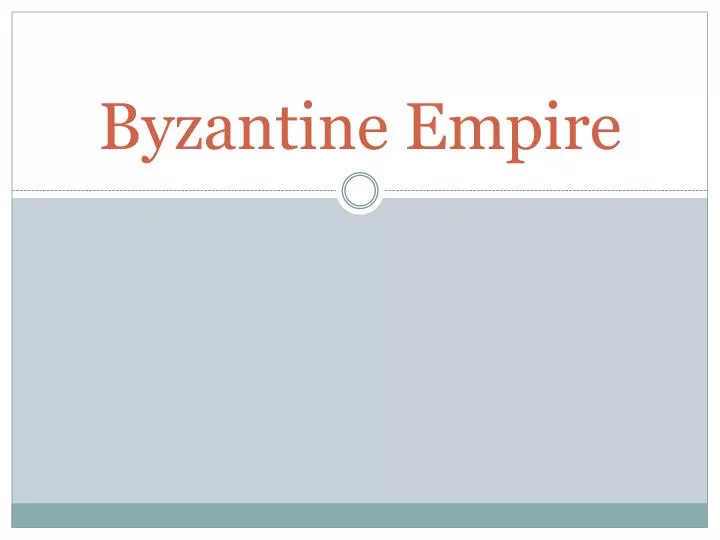 byzantine empire