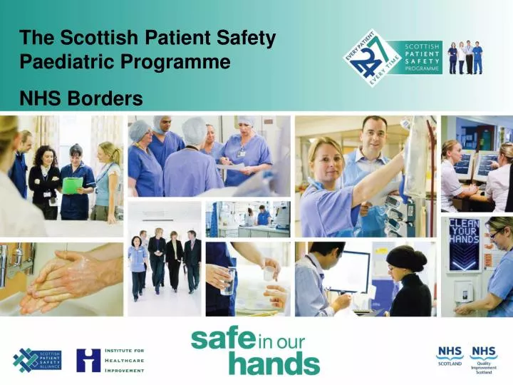 the scottish patient safety paediatric programme