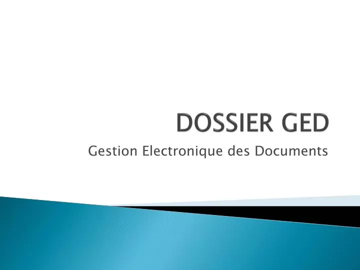 dossier ged