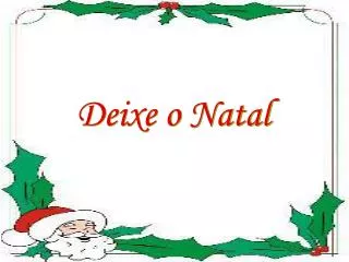 deixe o natal
