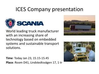 ICES Company presentation