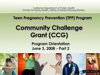 Community Challenge Grant (CCG)