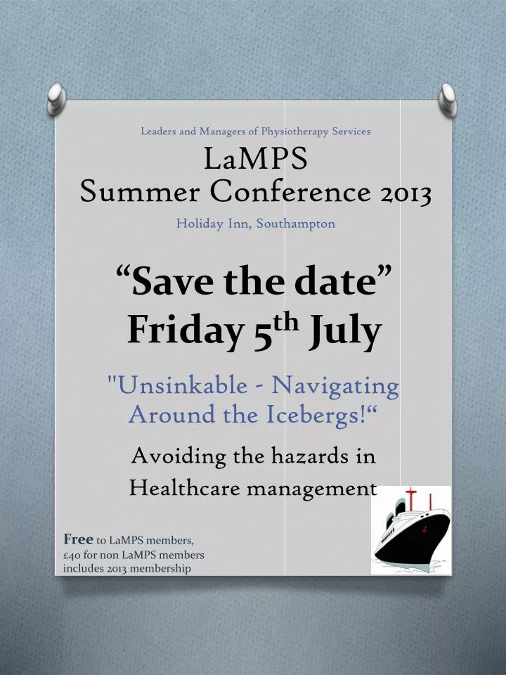 save the date friday 5 th july