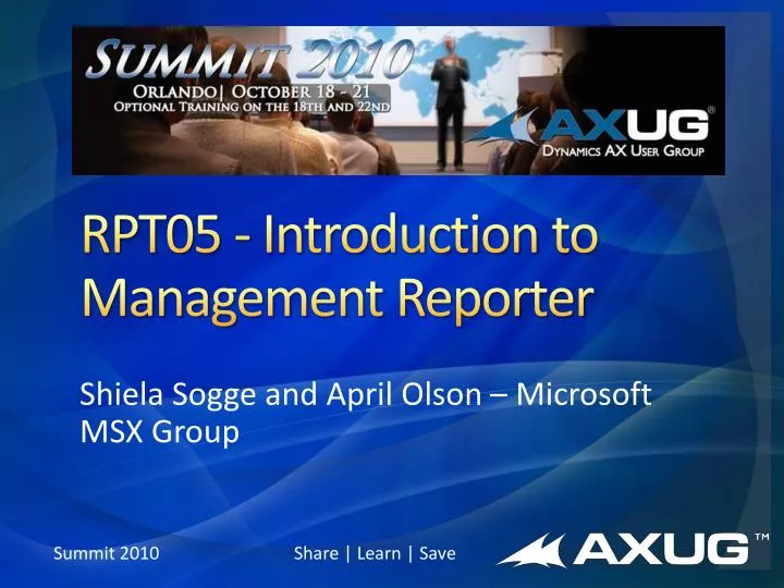 rpt05 introduction to management reporter