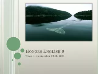 Honors English 9