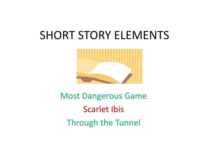 short story elements