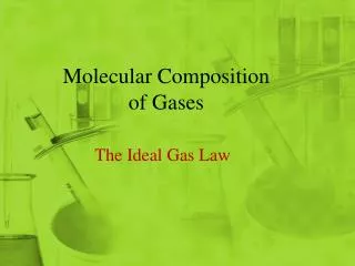 molecular composition of gases