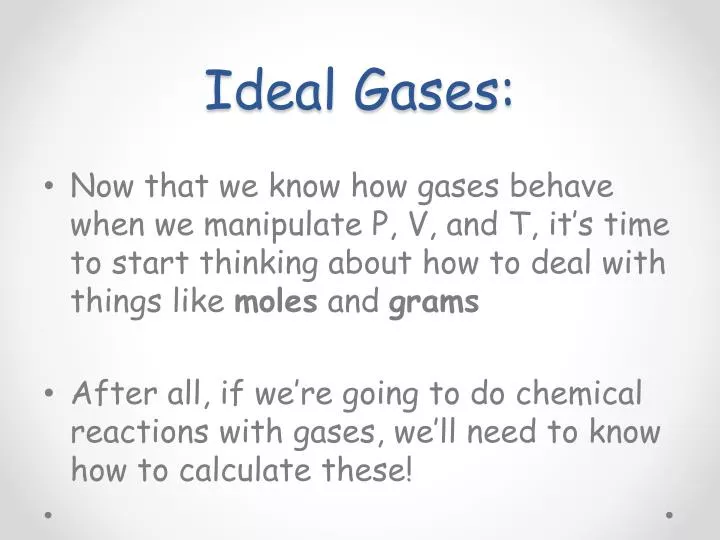 things that are gases