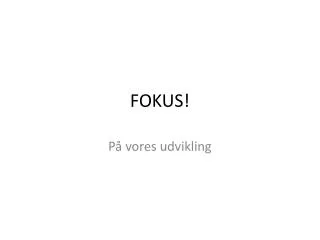 fokus