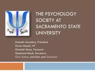 The Psychology Society at Sacramento State University