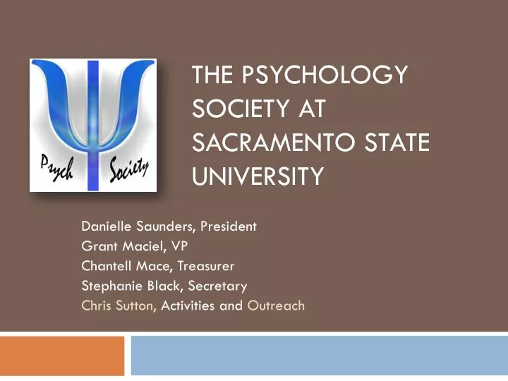the psychology society at sacramento state university
