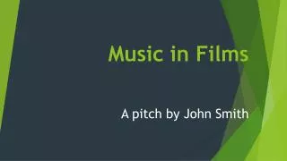 Music in Films