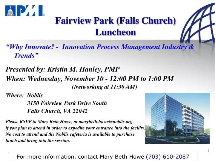 fairview park falls church luncheon