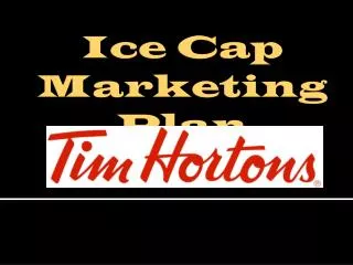 Ice Cap Marketing Plan