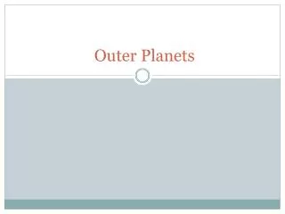 outer planets