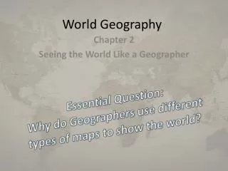 World Geography