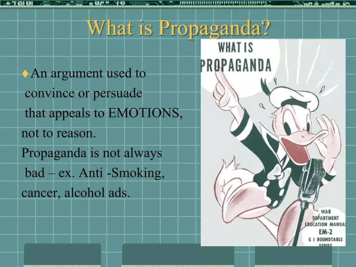 what is propaganda