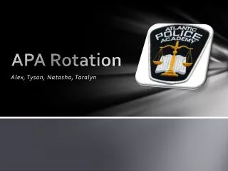 APA Rotation
