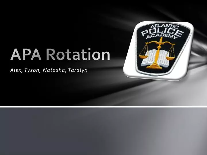 apa rotation