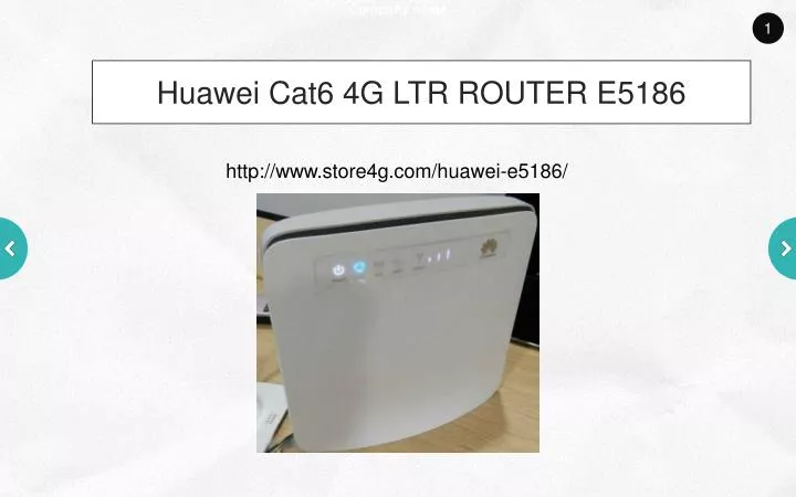 huawei cat6 4g ltr router e5186