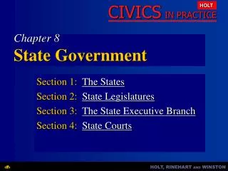 Chapter 8 State Government