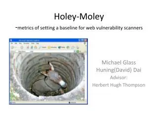 Holey-Moley - metrics of setting a baseline for web vulnerability scanners