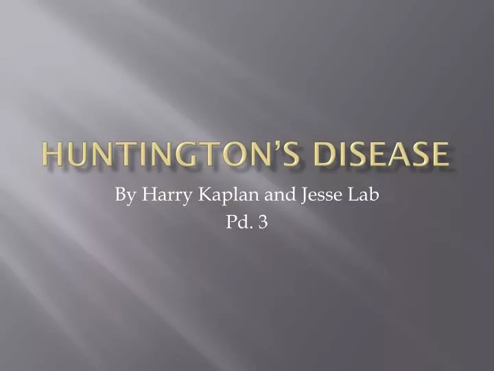 huntington s disease