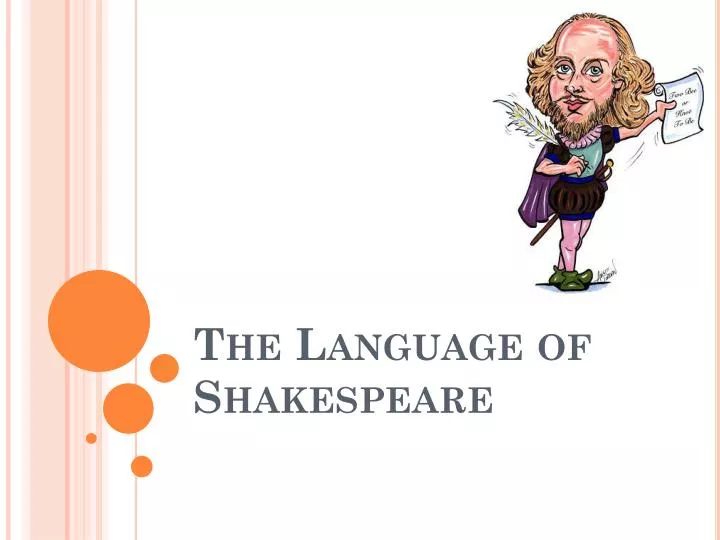the language of shakespeare