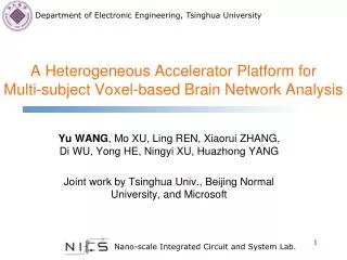 A Heterogeneous Accelerator Platform for Multi-subject Voxel-based Brain Network Analysis