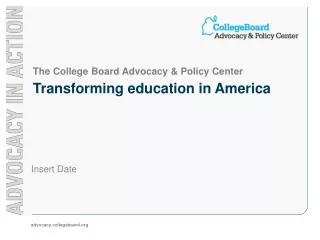 Transforming education in America