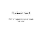 How to Change Discussion Group Category Step-by-Step - slide 1