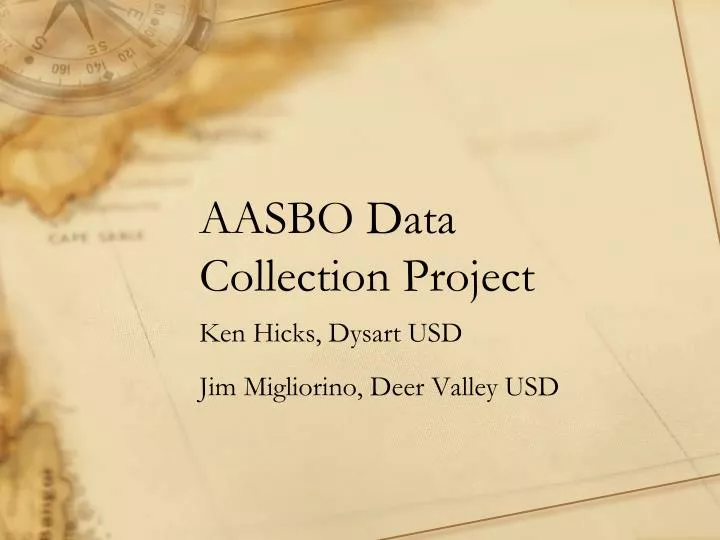 aasbo data collection project