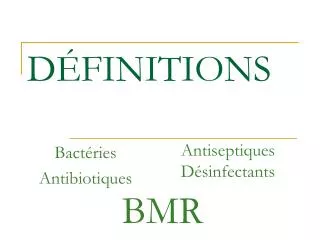 d finitions
