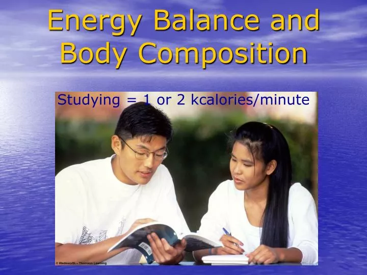 energy balance and body composition