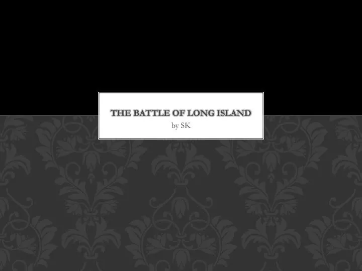 the battle of long island