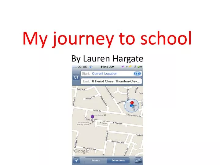 my journey to school