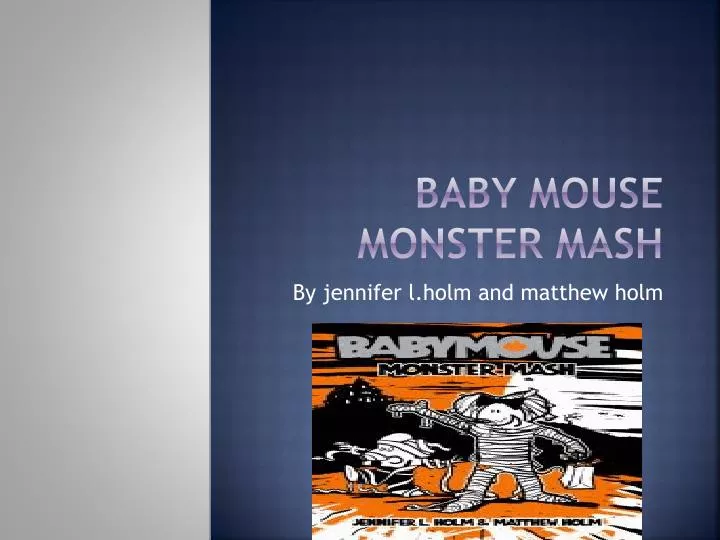 baby mouse monster mash